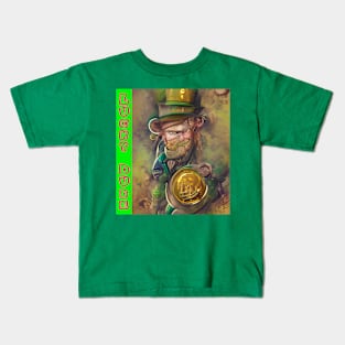 Lucky Dude, Leprechaun Kids T-Shirt